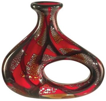Dale Tiffany Nicholas Hand Blown Art Glass Vase