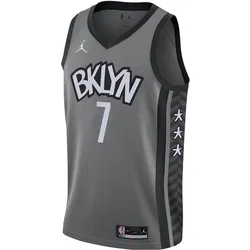 Nike, Herren, Sportshirt, Kevin Durant Nets Statement Edition 2020 Jordan Nba Swingman Jersey (XL), Grau