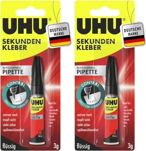 UHU blitzschnell PIPETTE CONTROL Sekundenkleber 3,0 g