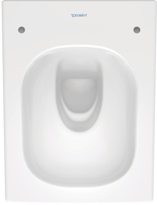 Duravit Design Classics Wand WC Viu Compact 25730900001 37x48cm, 4,5 l, Rimless, Weiß Hochglanz WonderGliss