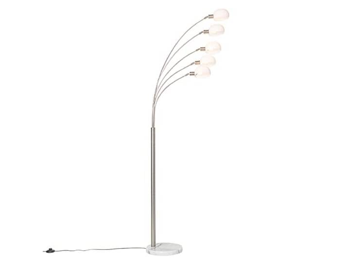 Qazqa sixties - Lampadaire Design - 5 lumière - H 1980 mm - Blanc - Design - Éclairage intérieur - Salon I Chambre