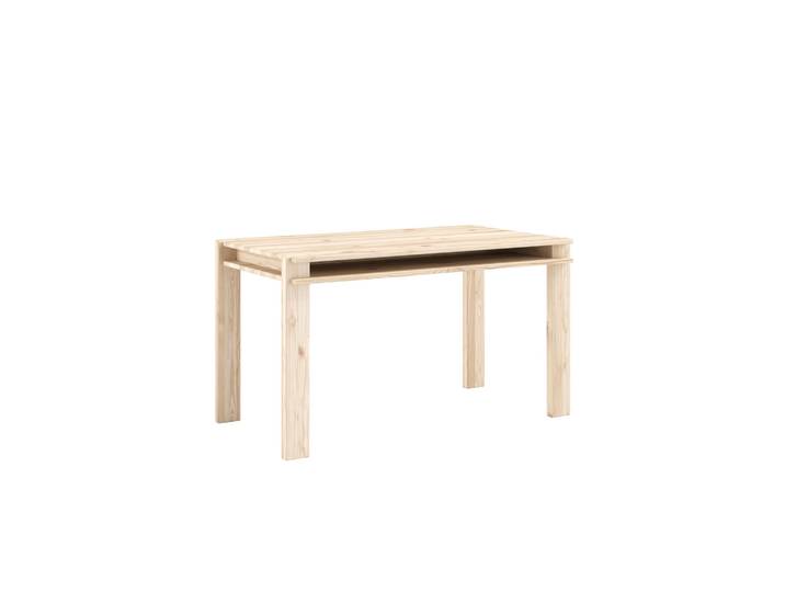 Esstisch KARUP DESIGN Tuck Dining Table, mit Stauraum, aus FSC-zertifiziertem Massivholz , beige (raw), B:75cm H:75cm T:134cm, 100% Kiefer, Tische, Esstisch, Platzsparender Esstisch, vielseitig einsetzbar, bis zu 6 Personen