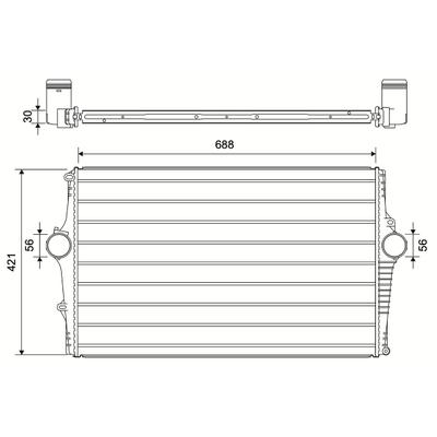 VALEO Ladeluftkühler 881599 für Volvo