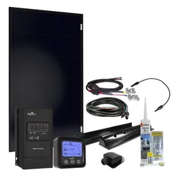 Offgridtec® MobileBlack 100W Wohnmobil Solaranlage 30A MPPT OLP... - 0% MwST. (Angebot gemäß §12 USt Gesetz.)