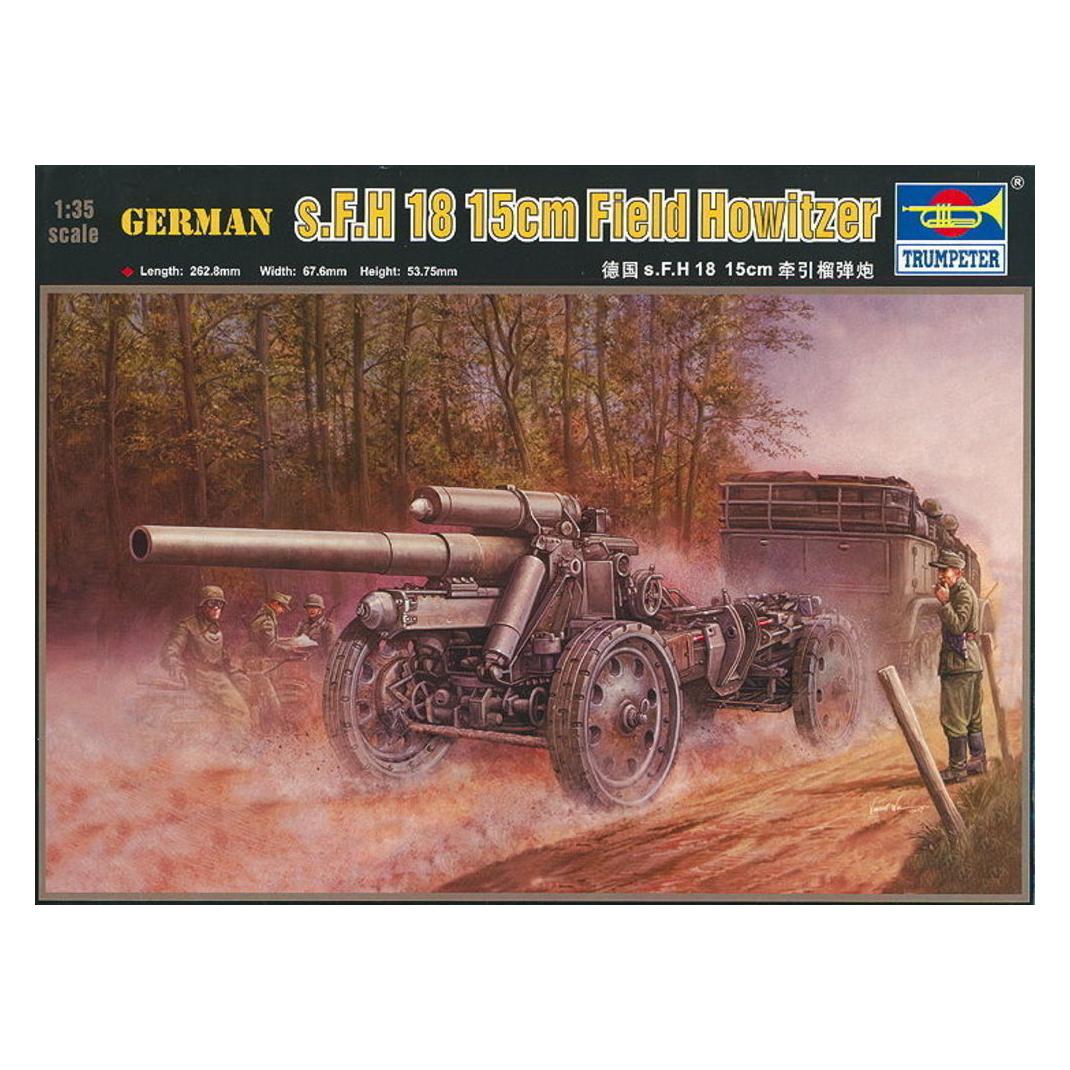 Trumpeter German 15cm s.FH 18 Field Howitzer (02304)
