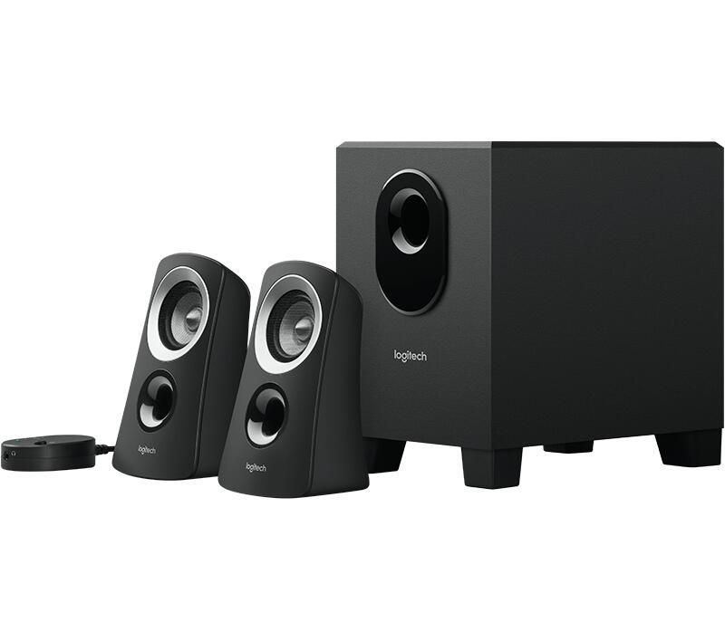 Logitech Z-313 kompaktes 2.1-Lautsprechersystem mit Subwoofer 980-000413
