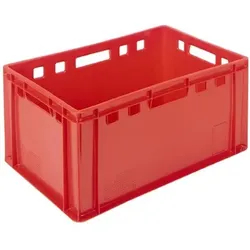 Lagerkiste Stapelbox Rot 60 x 40 x 30 cm