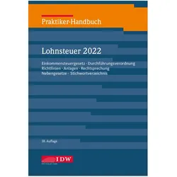 Praktiker-Handbuch Lohnsteuer 2022, m., Fachbücher