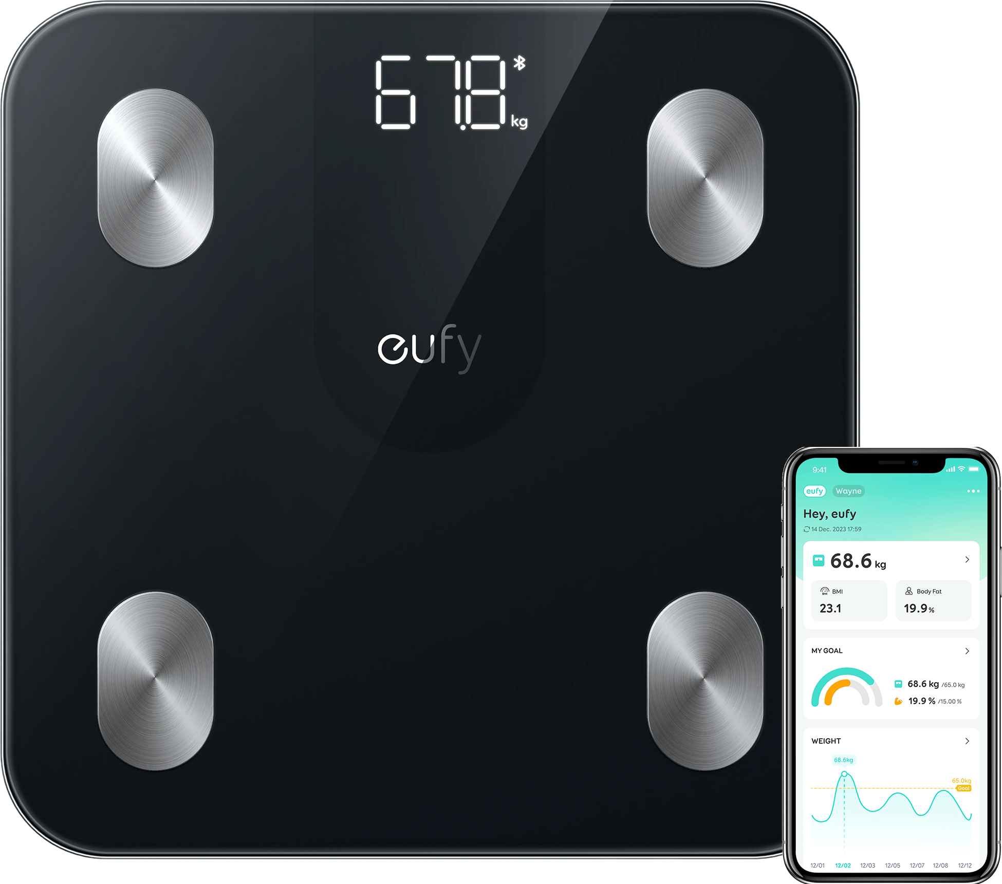 eufy Smart Scale A1 Black black