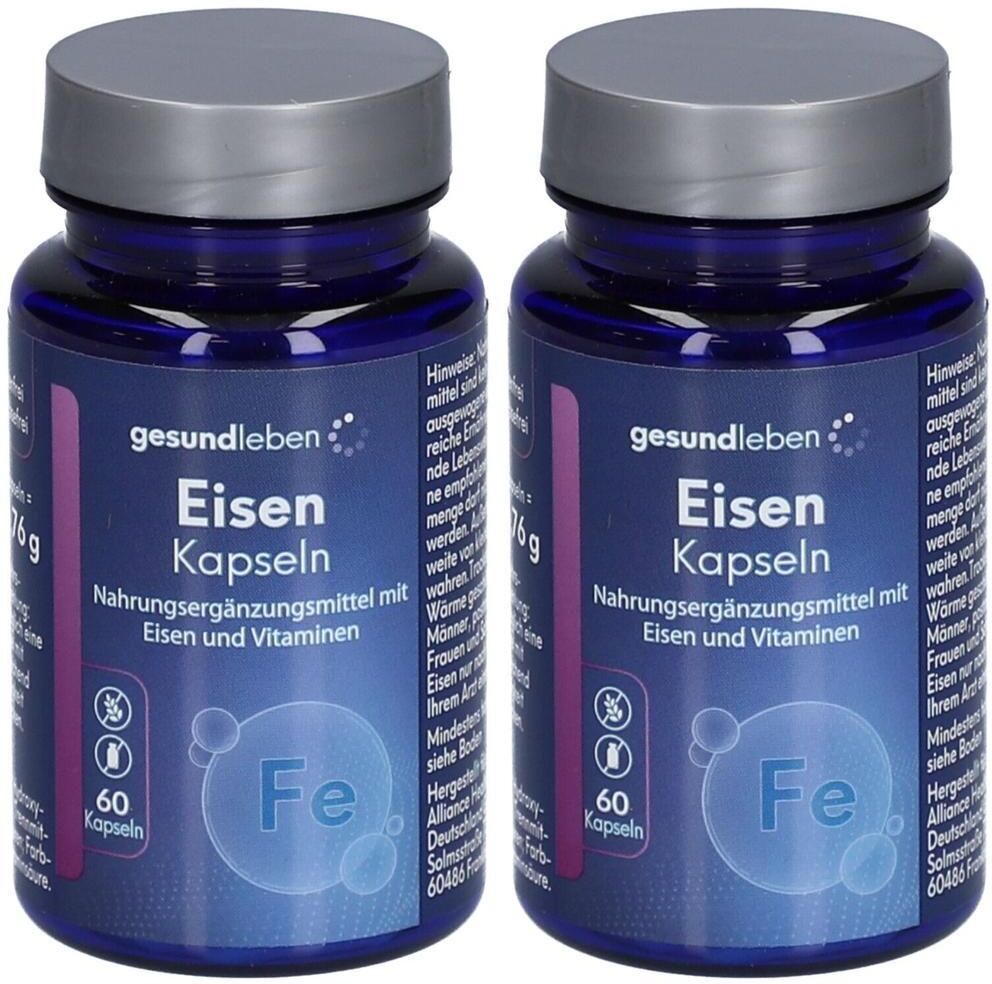 gesundleben Gesund Leben Eisen 15 mg Kapseln 2x 2x60 St