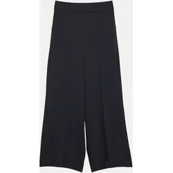 Loose-Fit Marlenehose Schwarz 40
