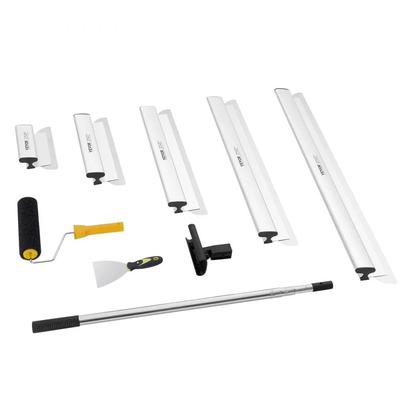 Professional Skim Coat Tools, Drywall Skimming Blade Set, Skimming Blades, Telescopic Handle Pole, Stainless Steel Knife Professional Skim Coat Tools, Drywall Skimming Blade Set, Skimming Blades, Telescopic Handle Pole, Stainless Steel Knife
