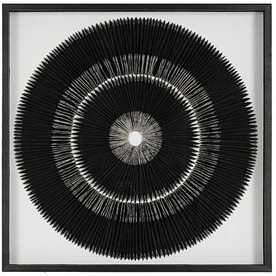"Uttermost Sandara Black and Gold Shadow Box - 39.5"" H x 39.5"" W"