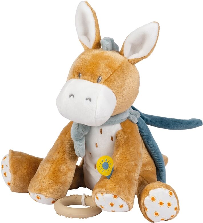 Nattou Peluche musical burrito colección Felix&amp;Leo. Marrón