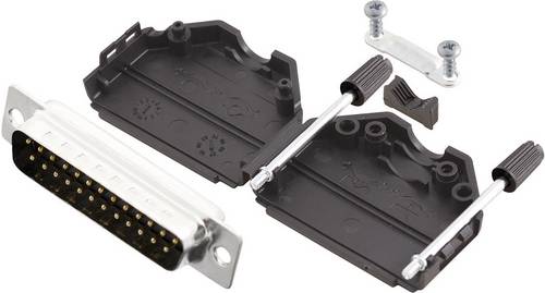 MH Connectors MHDPPK25-DB25P-K D-SUB Stiftleisten-Set 180° Polzahl: 25 Lötkelch