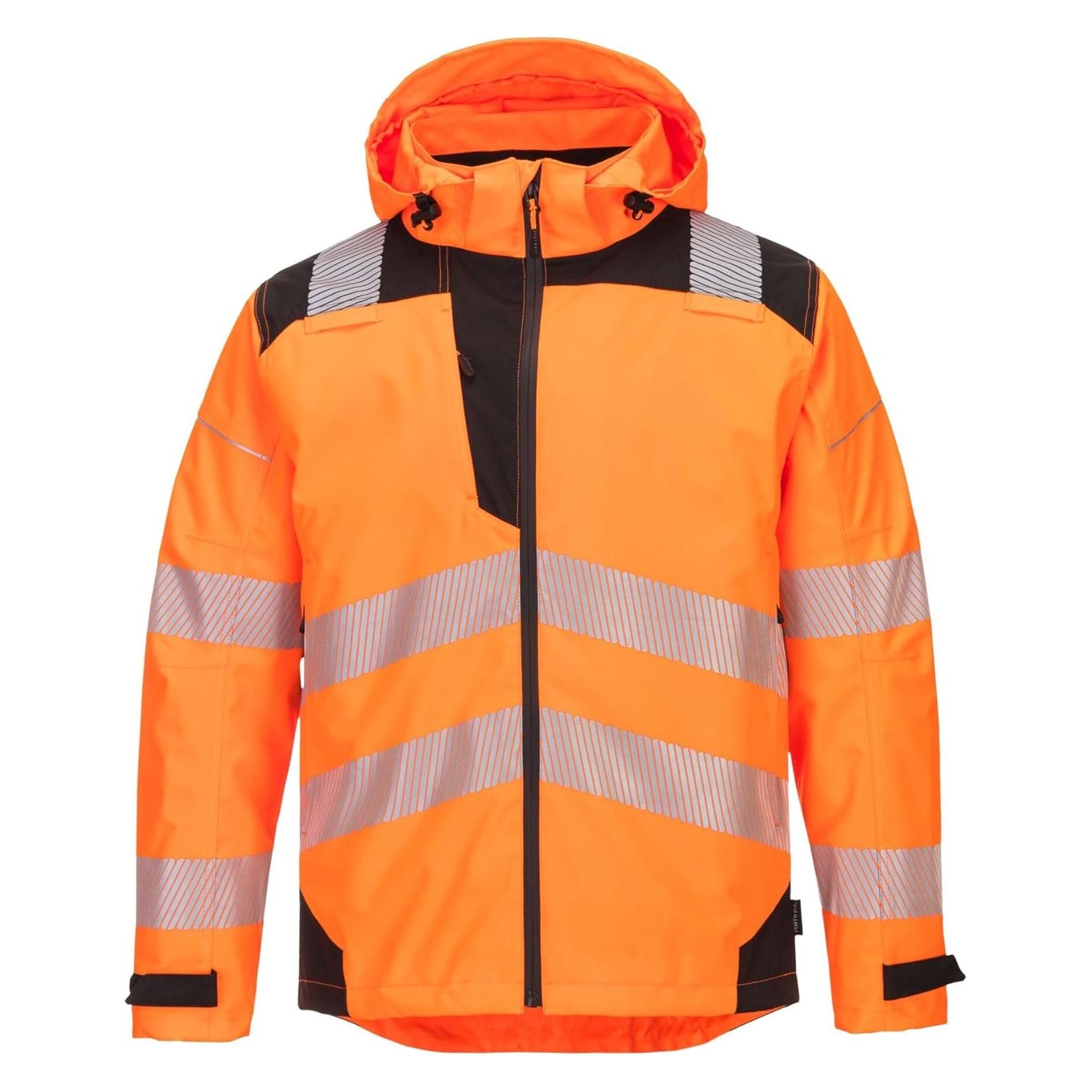 Portwest Warnschutz Regenjacke Extreme PW360 (XL) (PW360OBRXL)