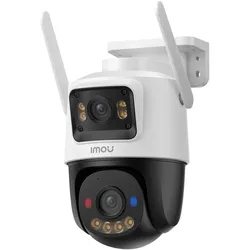 Imou Kamera IP Kamera Cruiser Dual 2C 4G LTE 3+3MP (2304 x 1296 Pixels), Netzwerkkamera, Weiss, Schwarz