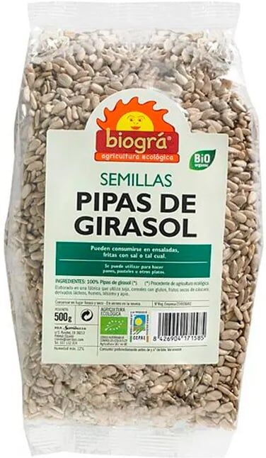 Biogra Sementes de Girassol Bio 500g