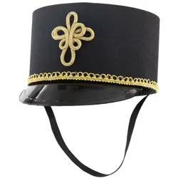 buttinette Kinder-Funkenhut "Uniform", schwarz/gold
