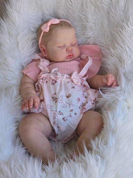 Novavision Kimchi-meisje realistische newborn-pop, 60 cm