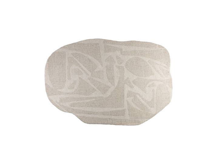 Tapis 160x230 cm en laine blanc Forms