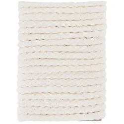 buttinette Kordel für Bekleidung, weiß, 8 mm Ø, Länge: 5 m