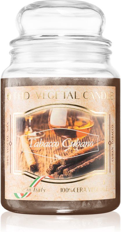 THD Vegetal Tabacco Cubano bougie parfumée 590 g