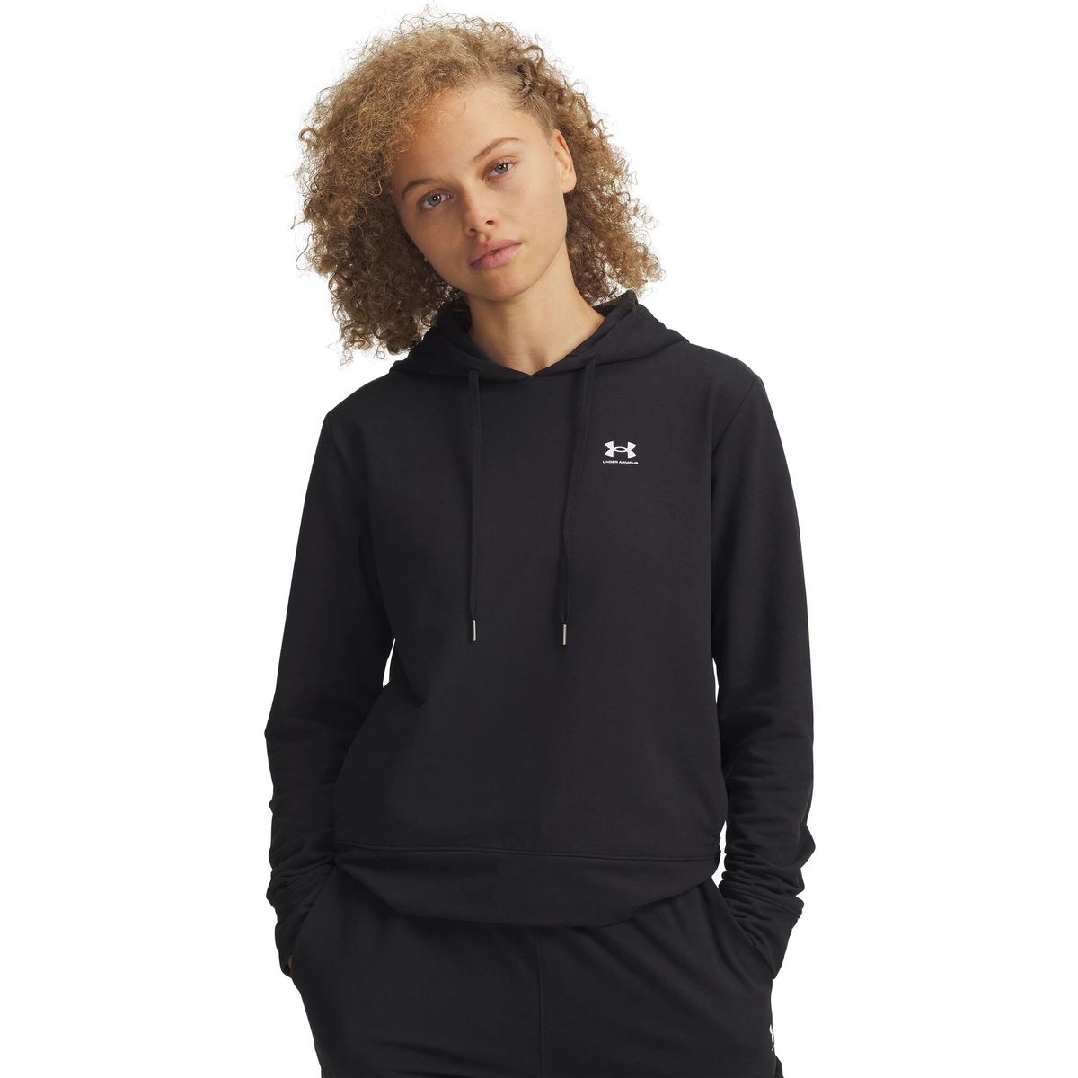 Under Armour Sport Terry Hoodie black white (001) L 6011015-001-LG