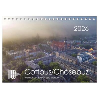 Cottbus/Chósebuz (Tischkalender 2026 DIN A5 quer), CALVENDO Monatskalender