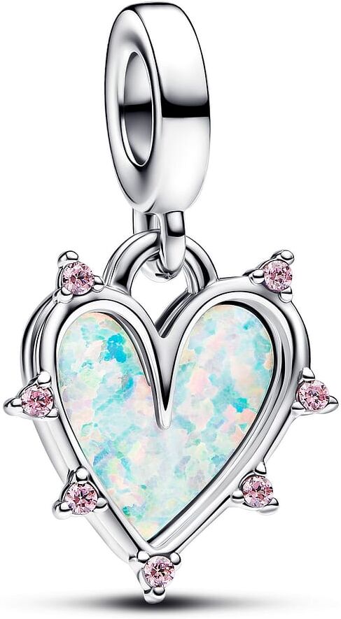 Charm Pandora Pendant Double Opalescent Amitié Femme