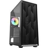 VK2 RGB , Tower-Gehäuse schwarz, Tempered Glass