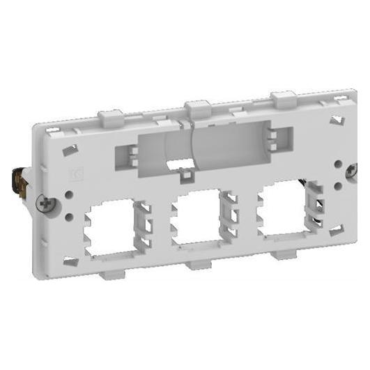 LK Dataudtag FUGA 2 modul indsats, for 3 stk. Actassi konnektor, leveres uden konnektor (AAK588D0691)
