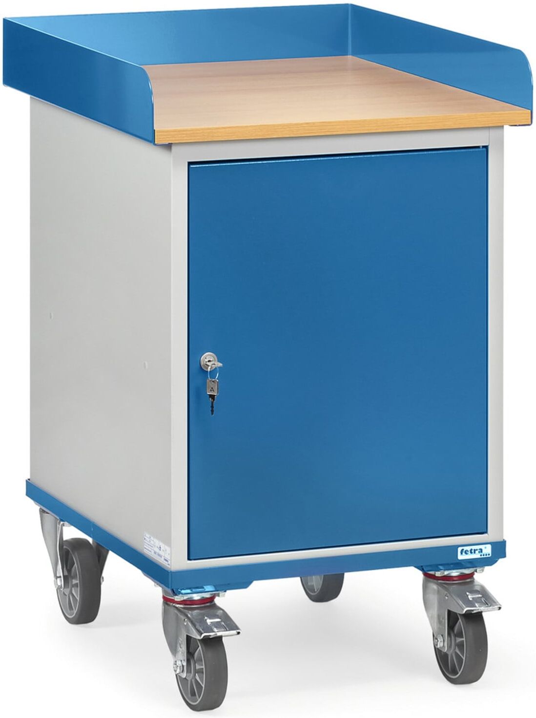 fetra Rollschrank mit Arbeitsplatte 2445 mit Umrandung)