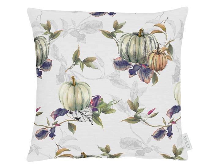 Housse de coussin Automne type E Gris/Gris 40 x 40cm Coton
