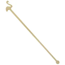 MONOUSO - Bambus Getränkrührer Flamingo 18cm (50 Stück)