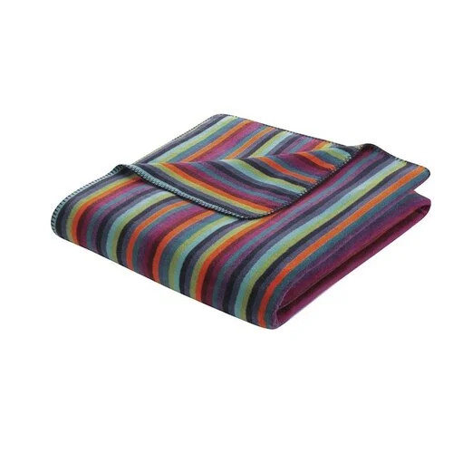 Cawo Lifestyle Wohndecke Strepen Plaid Multicolor Donker 150 x 200 cm