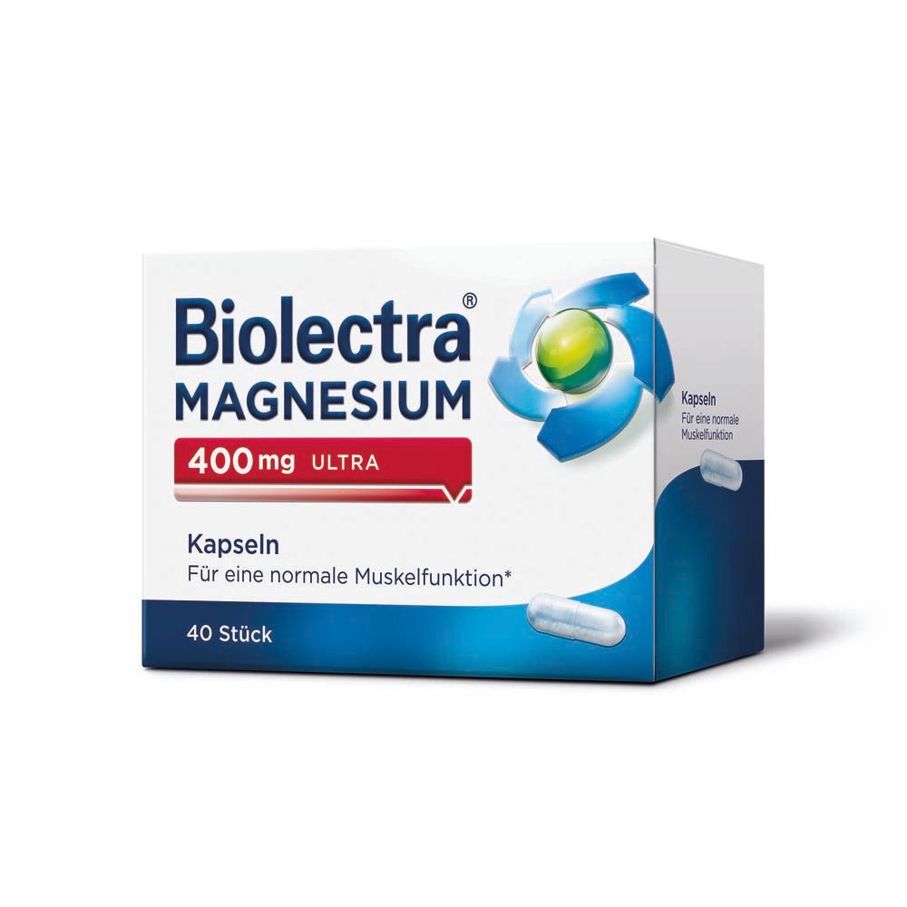 Biolectra Magnesium 400 mg ultra Kapseln 40 St