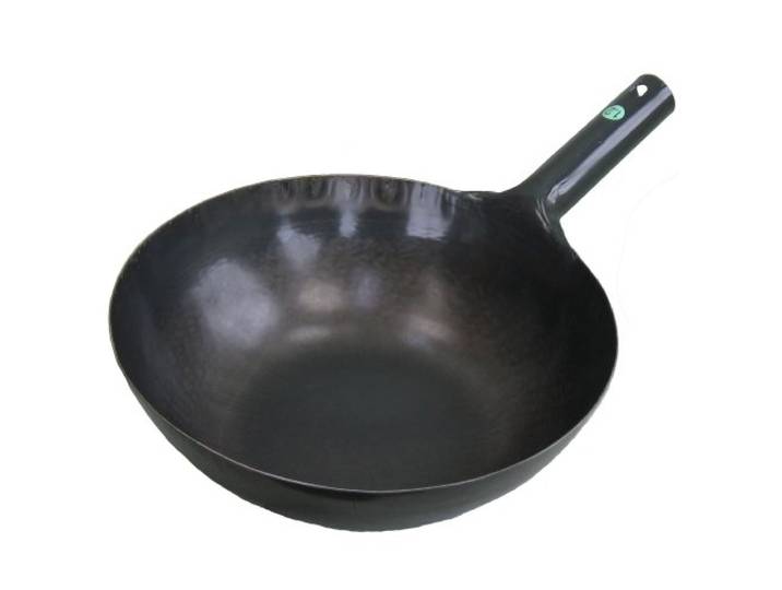 Yamada lancer une main wok en fonte (épaisseur: 1,2 mm) Japon 30 cm (Allemagne)