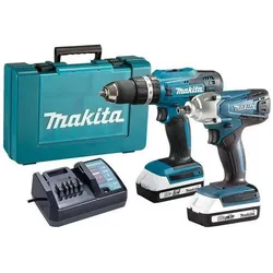 Makita, Bohrmaschine + Akkuschrauber, DK 18922 (Schlagbohrschrauber, Schlagschrauber)