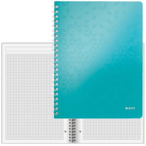 Leitz Collegeblock 4638-00-51, WOW, A4, Rand rundum 80 g/m² 80 Blatt mit Kopfzeile kariert