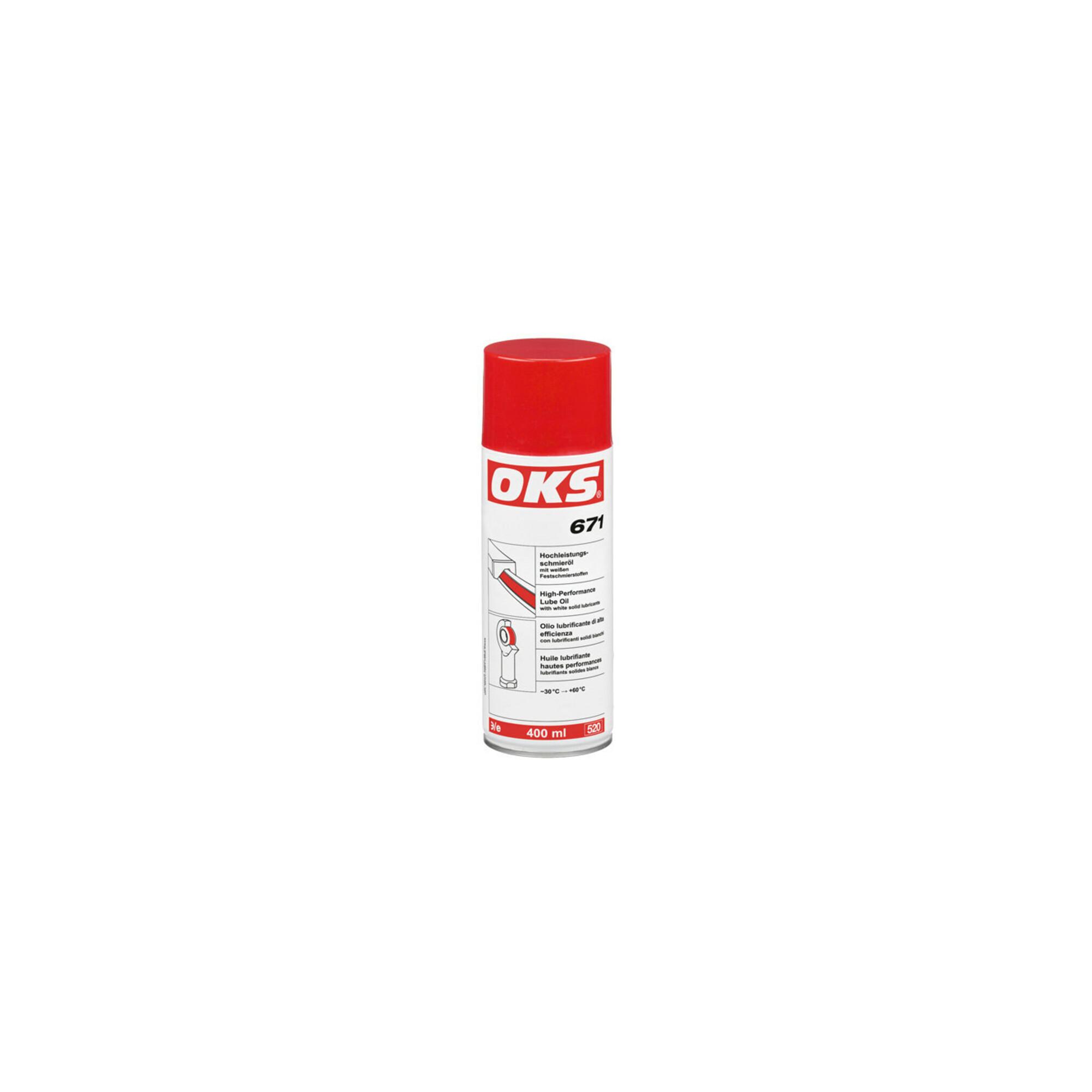 OKS Hochleistungs-Schmieröl 671 hellfarben Spraydose 400ml (1121210178)