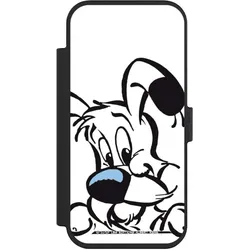 Nivocase Klapphülle für Apple iPhone Air Handyhülle aus Kunst Leder NIVOflip schwarz Comic Idefix (Apple iPhone Air), Smartphone Hülle, Schwarz