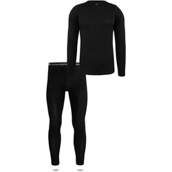 Normani, Herren, Funktionsshirt, Herren Merino Unterwäsche-Set Melbourne/Sydney - 9127 (5XL), Schwarz