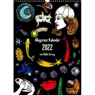 Allegorien-Kalender (Wandkalender 2022 DIN A3 hoch)