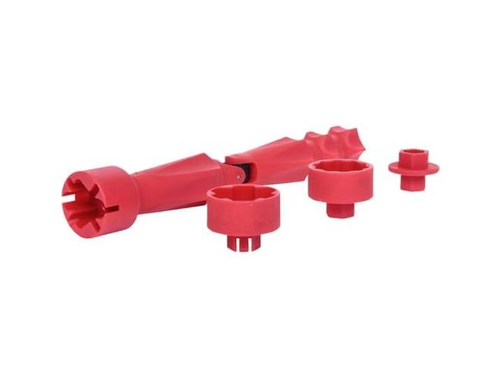 KS Tools 123.0035 Jeu de clé de montage de siège de toilettes\, 4 pcs Jeu de clé de montage de siège de toilettes\, 4 pcs
