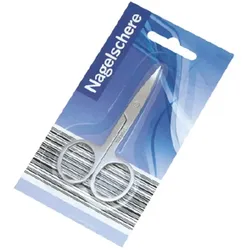 Nagelschere Maniküre Pediküre Nagelknipser Nagelpflege Edelstahl Schere Silber