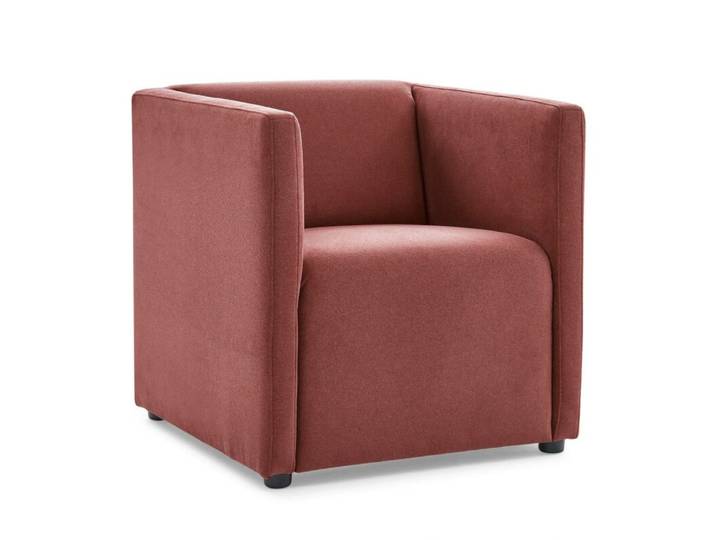 Calizza Interiors Grivola Sessel - Flachgewebe in Samt-Optik multiCOLOR 1031 paprika Modern, Zeitlos