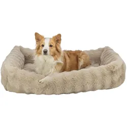 Trixie Elli bed, sqaure, 120 × 80 cm, sand (Hund), Hundebett + Katzenbett