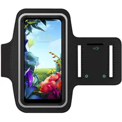 SmartFitness LG K40S Handy Sport Armband, Smartphone Sportarmband, Schwarz