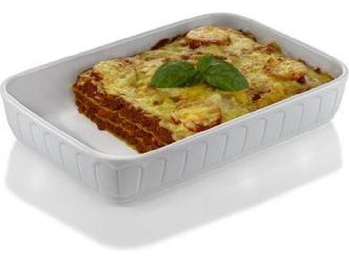 HENDI Rechthoekige ovenschaal – porselein – thermoshockbestendig – 2\,3L – 282x192x65 mm